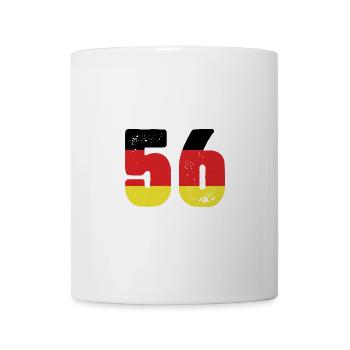 56 Numéro Jersey Allemagne - Mug blanc - blanc - Devant