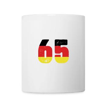 65 Number Jersey Germany - Mug - white - Front