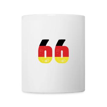 66 Numéro Jersey Allemagne - Mug blanc - blanc - Devant