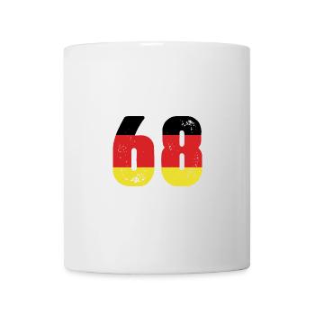 68 Numéro Jersey Allemagne - Mug blanc - blanc - Devant