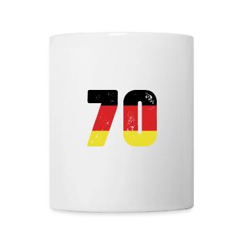 70 Number Jersey Germany - Mug - white - Front