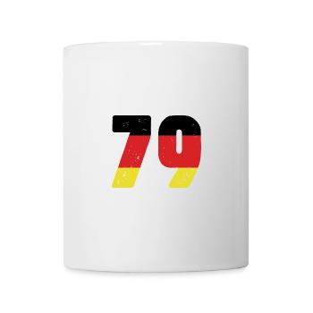 79 Numéro Jersey Allemagne - Mug blanc - blanc - Devant