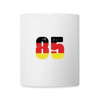 85 Numéro Jersey Allemagne - Mug blanc - blanc - Devant