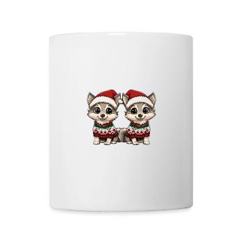 Wolf Christmas Team - Mug - white - Front