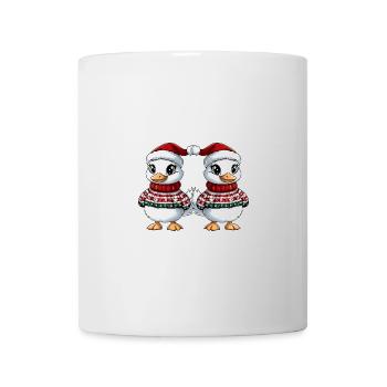 L’équipe de Noël de l’oie - Mug blanc - blanc - Devant