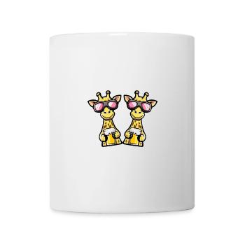 Giraffe Ski Team Bier - Tasse - Weiß - Vorne