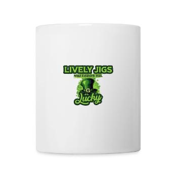 Des gabarits animés font que tous les jours se sentent chanceux St Patrick - Mug blanc - blanc - Devant