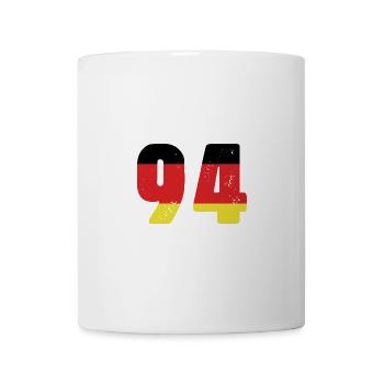 94 Numéro Jersey Allemagne - Mug blanc - blanc - Devant