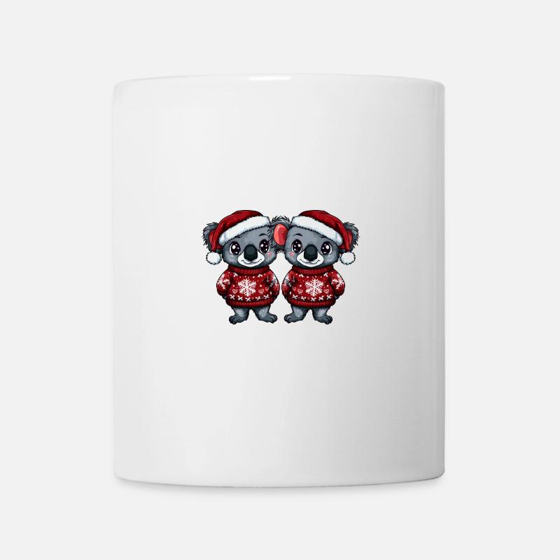Koala Weihnachten Team - Tasse - Weiß