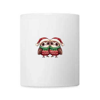 Owl Christmas Team - Mug - white - Front