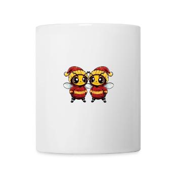L’équipe de Noël des abeilles - Mug blanc - blanc - Devant
