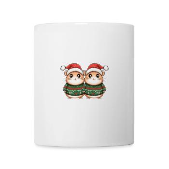 Hamster Weihnachten Team - Tasse - Weiß - Vorne