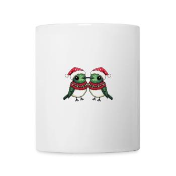 Équipe de Noël Colibri Oiseau - Mug blanc - blanc - Devant