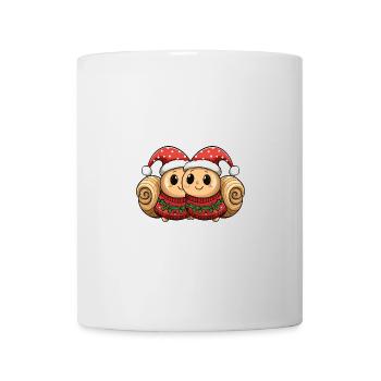 Schnecke Weihnachten Team - Tasse - Weiß - Vorne