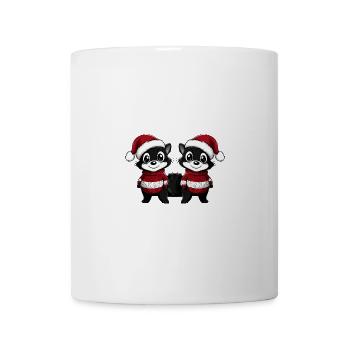 L’équipe de Noël de Skunk - Mug blanc - blanc - Devant
