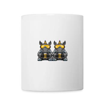 Nashorn Ski Team Bier - Tasse - Weiß - Vorne