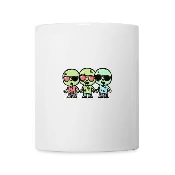 Zombies Halloween - Mug blanc - blanc - Devant