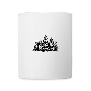 Wald Bäume - Tasse - Weiß - Vorne