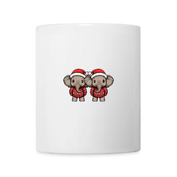 Mammut Weihnachten Team - Tasse - Weiß - Vorne