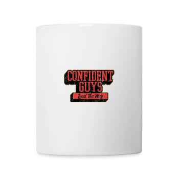 Des hommes confiants ouvrent la voie Déclaration audacieuse - Mug blanc - blanc - Devant