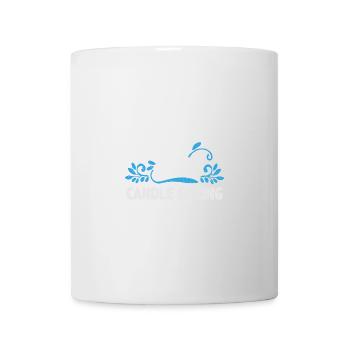 Bei mir dreht sich alles um Kerzengucker-Gelassenheit - Tasse - Weiß - Vorne