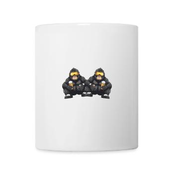 Gorilla Ski Team Bier - Tasse - Weiß - Vorne