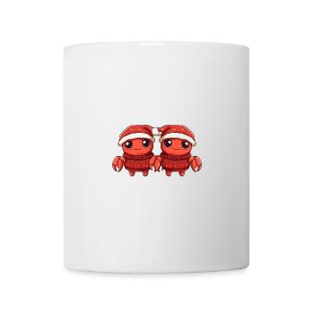 Équipe de Noël Crab Crab - Mug blanc - blanc - Devant