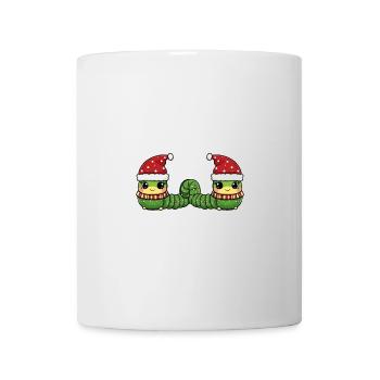 Wurm Weihnachten Team - Tasse - Weiß - Vorne