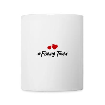 Fishing Team Heart - Mug - white - Front