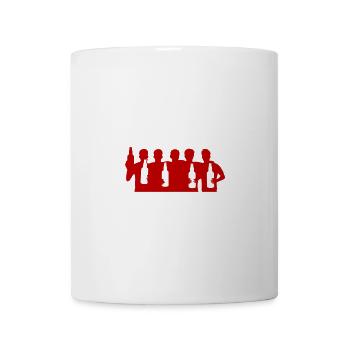 Party Team Bier Junggesellenabschied - Tasse - Weiß - Vorne