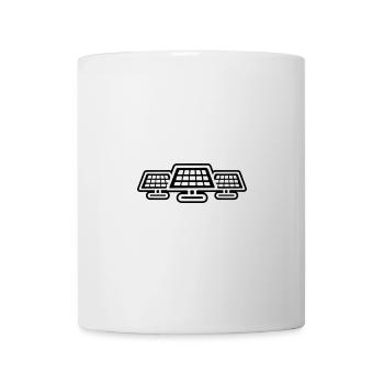 Système photovoltaïque Énergie solaire - Mug blanc - blanc - Devant