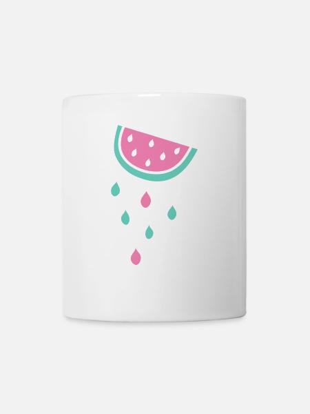 TROPFENDE MELONE - Tasse - Weiß