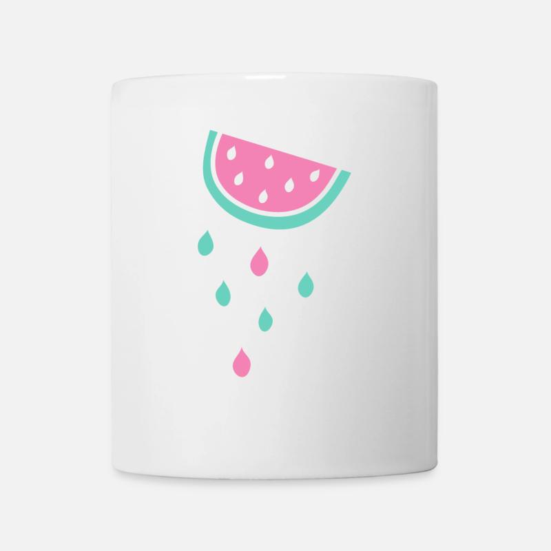 TROPFENDE MELONE - Tasse - Weiß