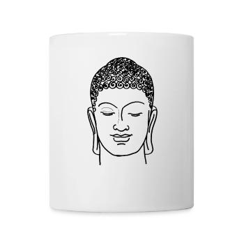 Buddah head - Mug - white - Front