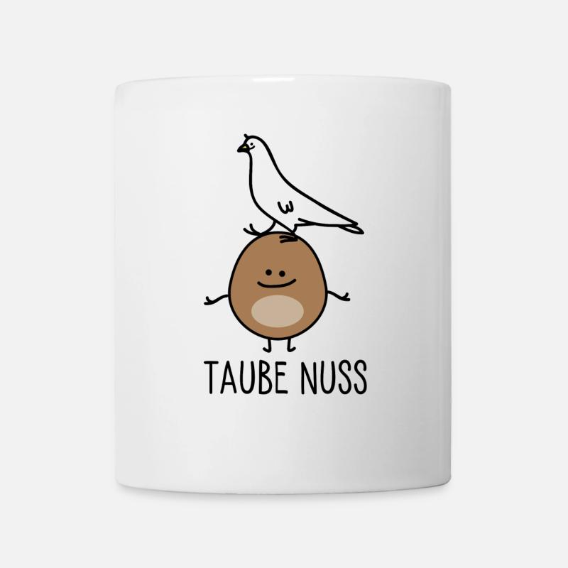 Taube Nuss (b) - Tasse - Weiß