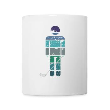 floorball floorballer smart floorball player - Mug - white - Front