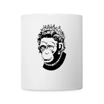 Reine des singes - Mug blanc - blanc - Devant