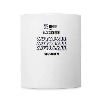 Autoball Fußball Spieler Liebhaber Autoballer - Tasse - Weiß - Vorne