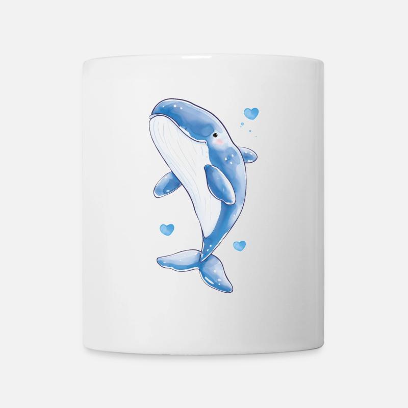 Süßer Wal - Tasse - Weiß