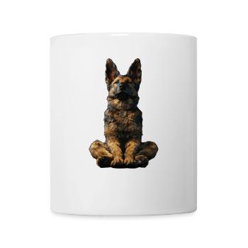 Berger allemand - Mug blanc - blanc - Devant