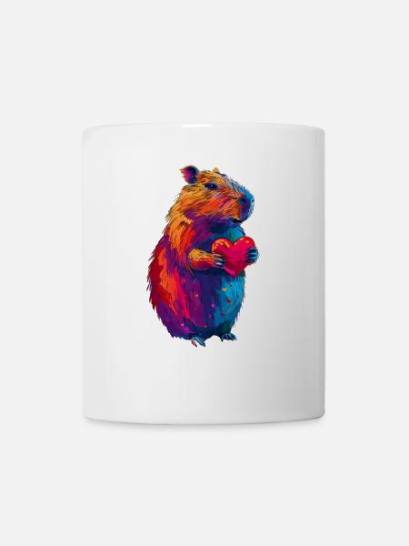 Wasserschwein - Tasse - Weiß