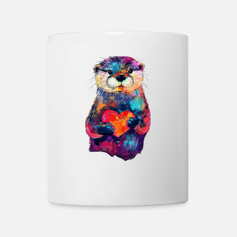 Otter - Tasse - Weiß