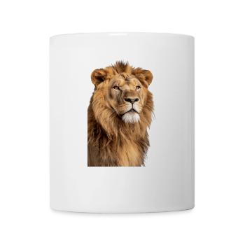 Löwe - Tasse - Weiß - Vorne