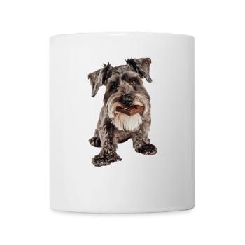 Zwergschnauzer - Tasse - Weiß - Vorne