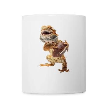 Dragons barbus football - Mug blanc - blanc - Devant