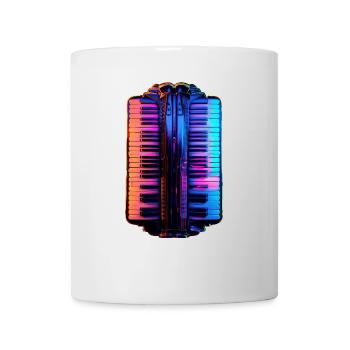Akkordeon - Tasse - Weiß - Vorne