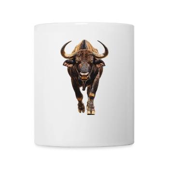 Büffel - Tasse - Weiß - Vorne