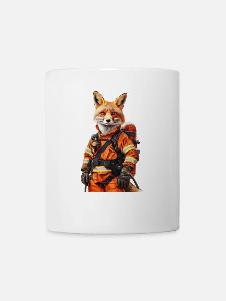 Fuchs - Tasse - Weiß
