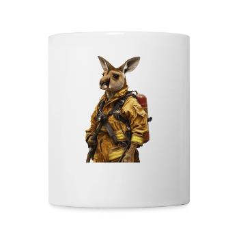 Känguru - Tasse - Weiß - Vorne