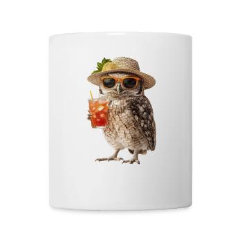 Eule - Tasse - Weiß - Vorne